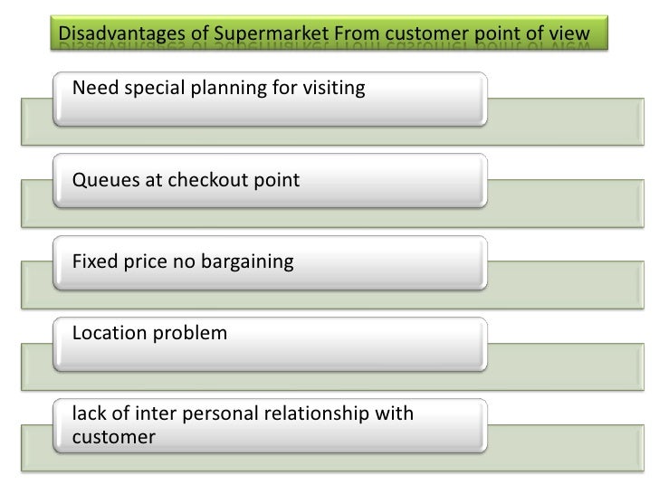 discount supermarket advantages and disadvantages importance of super market